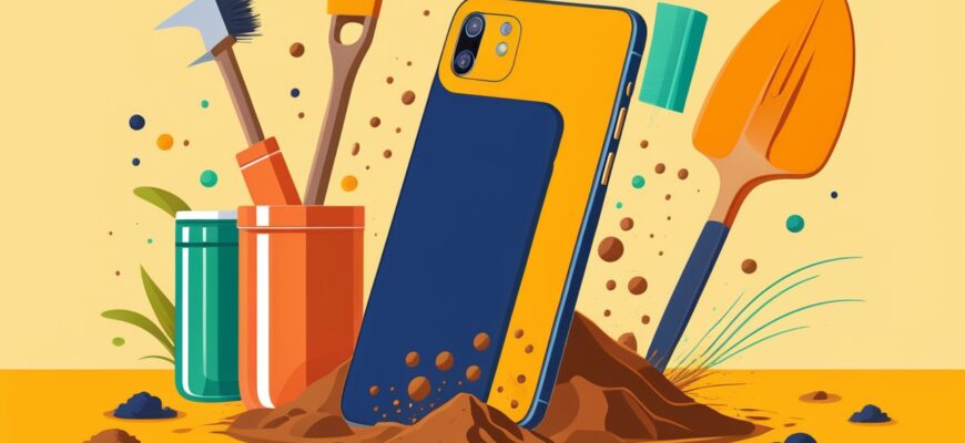 Как быстро очистить смартфон от грязи и органических загрязнений, используя натуральные средства и простые инструменты.