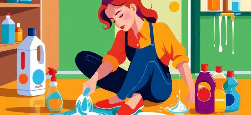 Как быстро нейтрализовать запахи и пятна после разлива бытовой химии без химии и спецсредств